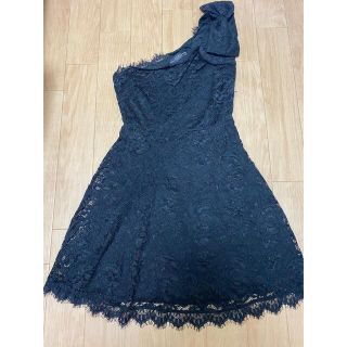 ゲス(GUESS)のC様専用♡guess♡BlackリボンワンショルダーAライン美ラインドレス(ミニドレス)