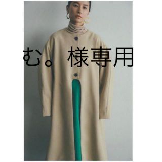 クラネ(CLANE)の美品クラネCLANE ARCH CUT FLARE COAT サイズ2(ロングコート)