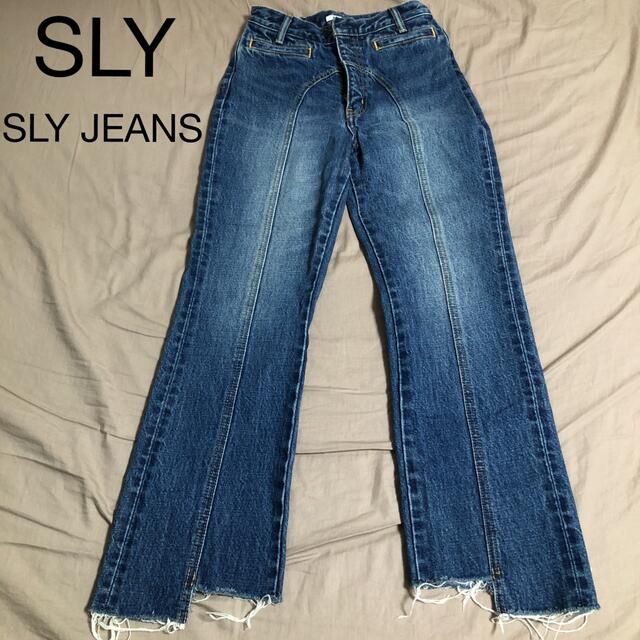 SLY/ SLY JEANS   サイズ24 デザインデニム ジーンズ