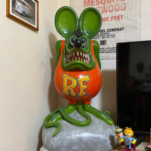 数量限定/希少商品】RATFINK ラットフィンク 超巨大フィギュア！店頭用 ...