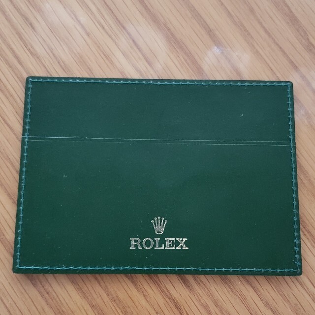 横型　ROLEX　ロレックス　カードカバー　カードケース　保証書ケース　非売品 | フリマアプリ ラクマ