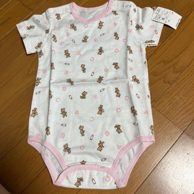 キムラタン(キムラタン)の半袖ボディシャツ　新品未使用 キッズ/ベビー/マタニティのベビー服(~85cm)(ロンパース)の商品写真