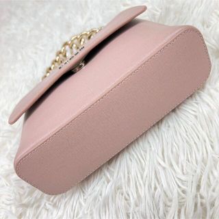 美品♡フルラ ショルダーバッグ 2way チェーン ゴールド金具 レザー ピンク