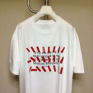 マルタンマルジェラ(Maison Martin Margiela)の新品 21ss 48 マルジェラ テープロゴ Tシャツ 2314(Tシャツ/カットソー(半袖/袖なし))