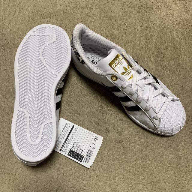 新品adidas アディダススーパースター　23.5㎝