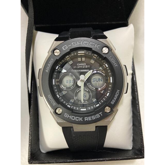 日曜値下!G-SHOCK GST-W300-1AJF 電波ソーラー 【最安値】 4176円引き