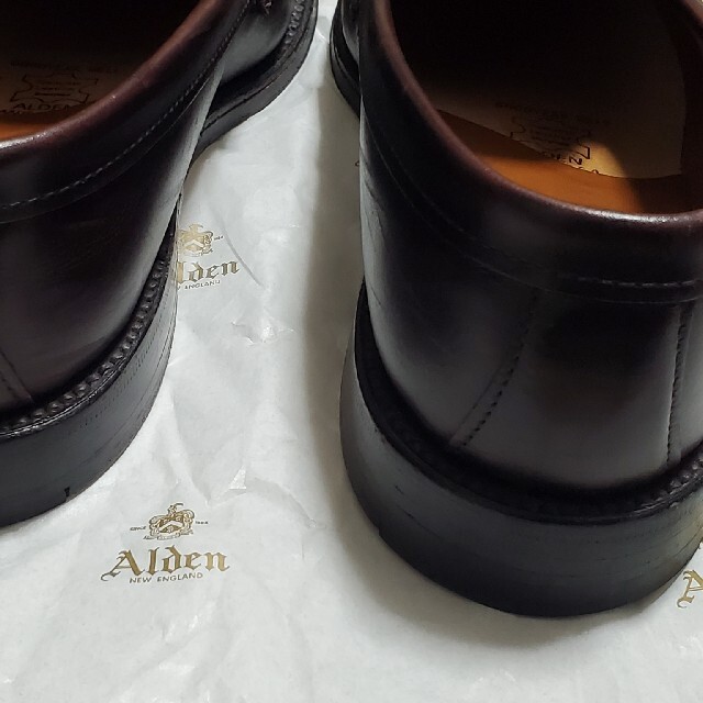 ALDEN オールデン 984 ペニーローファー カーフスキン バーガンディ