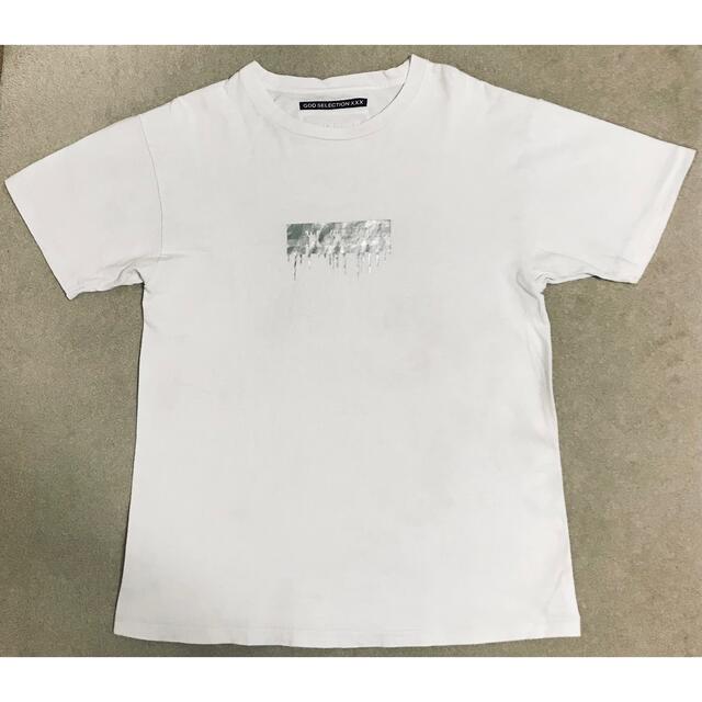 SALE ゴッドセレクション  シルバー箱ロゴ初期tシャツ