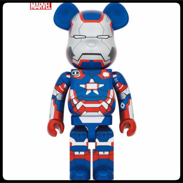 ハンドメイド【即発送】　BE@RBRICK IRON PATRIOT 1000％