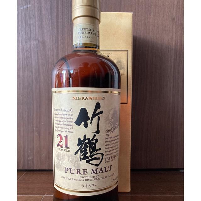 竹鶴21年 700ml 箱あり - ウイスキー