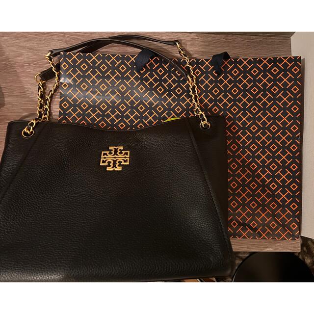 新品未使用タグ付き トリーバーチ TORY BURCH トートバッグ黒