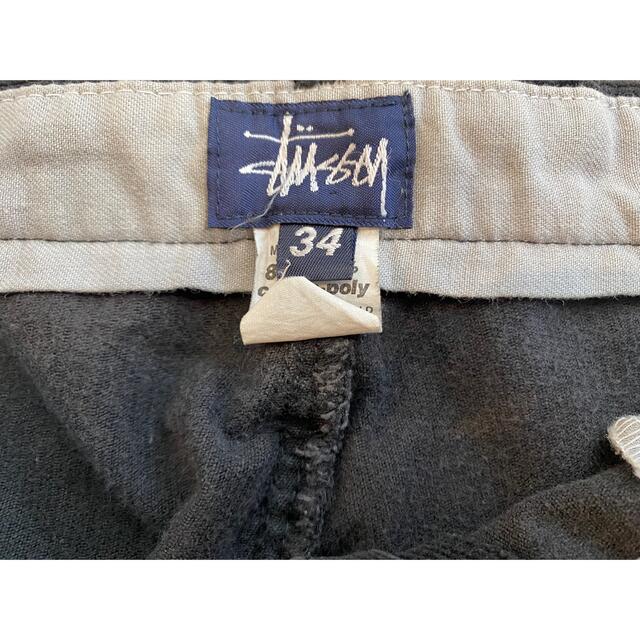 STUSSY - 90s USA製 OLD STUSSY コーデュロイ パンツ 黒 W34の通販 by