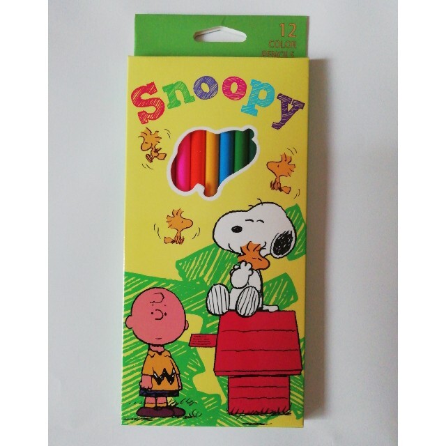 SNOOPY(スヌーピー)のスヌーピー　色えんぴつ　12色 エンタメ/ホビーのアート用品(色鉛筆)の商品写真