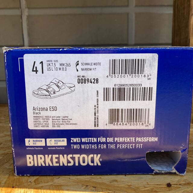 BIRKENSTOCK(ビルケンシュトック)の【新品】ビルケンシュトック アリゾナESD EU 41（26.5㌢） メンズの靴/シューズ(サンダル)の商品写真