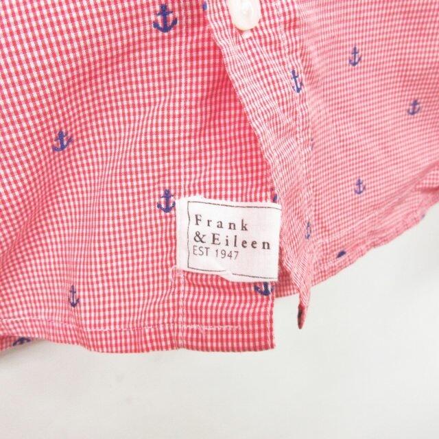 Frank&Eileen(フランクアンドアイリーン)のフランク&アイリーン LUKE チェックシャツ アンカー刺繍 長袖 XXS メンズのトップス(シャツ)の商品写真