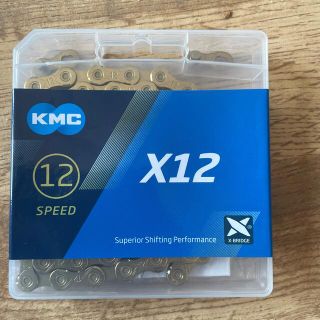 シマノ(SHIMANO)のKMC 12速用ゴールドチェーン(パーツ)