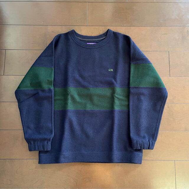 THE NORTH FACE(ザノースフェイス)のザノースフェイスパープルレーベル◆ Mountain Knit Crew ◆ メンズのトップス(ニット/セーター)の商品写真