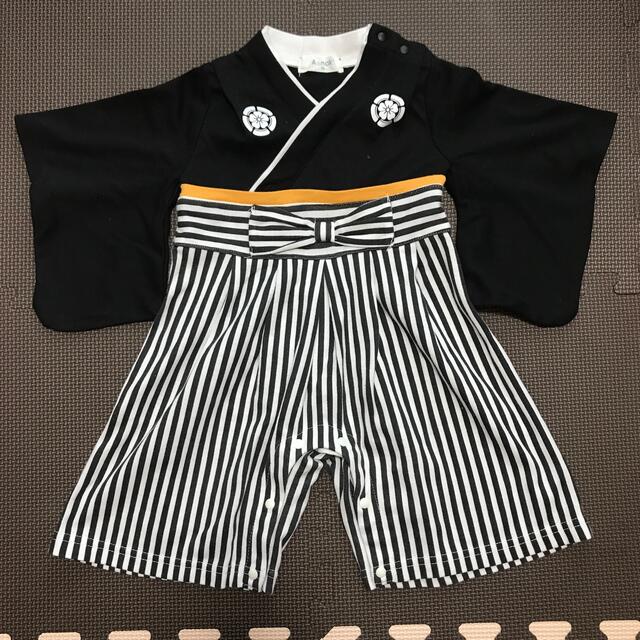 袴ロンパース　70サイズ キッズ/ベビー/マタニティのベビー服(~85cm)(ロンパース)の商品写真