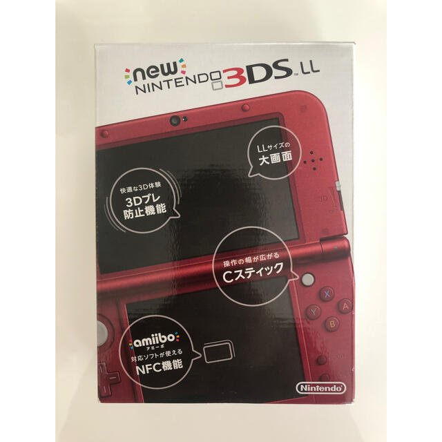 Nintendo 3DS NEW ニンテンドー 本体 LL メタリックレッド