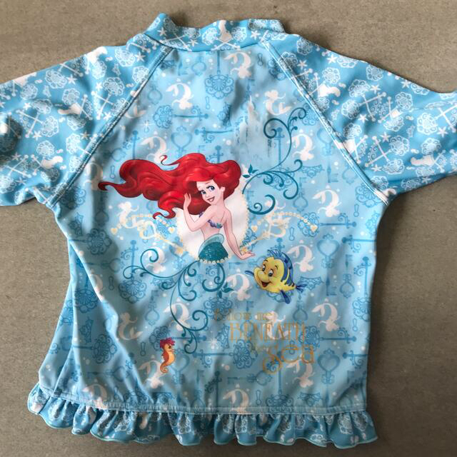 Disney(ディズニー)のアリエル　95㎝　ラッシュガード キッズ/ベビー/マタニティのキッズ服女の子用(90cm~)(水着)の商品写真