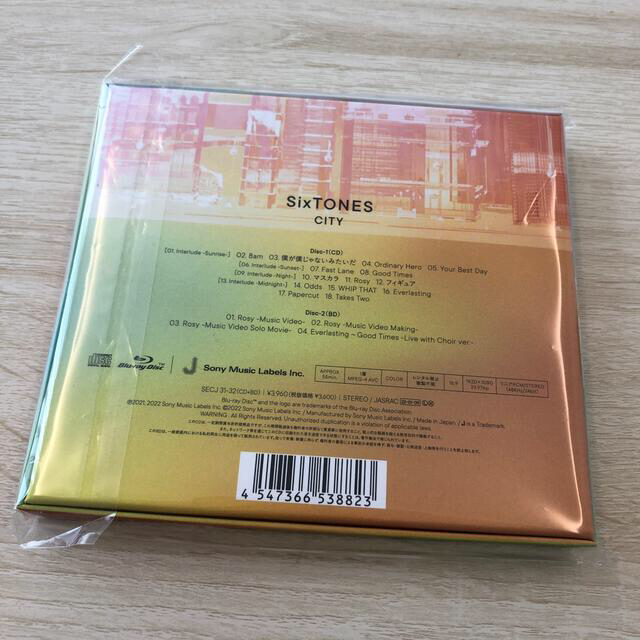CITY（初回盤A/Blu-ray Disc付）特典ボックス&クリアファイル付 エンタメ/ホビーのCD(ポップス/ロック(邦楽))の商品写真