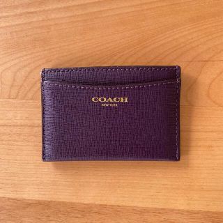 コーチ(COACH)の美品☆COACH本革カードケース(名刺入れ/定期入れ)