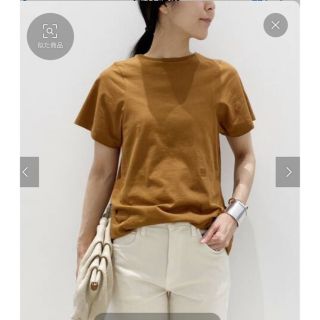 アパルトモンドゥーズィエムクラス(L'Appartement DEUXIEME CLASSE)の★L'Appartement totem  Tシャツ　ブラウン(Tシャツ(半袖/袖なし))