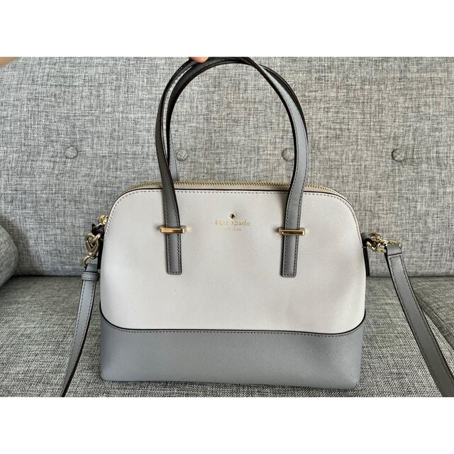 kate spade new york(ケイトスペードニューヨーク)のケイトスペード KATE SPADE ハンド ショルダー バッグ ブルー グレー レディースのバッグ(ハンドバッグ)の商品写真