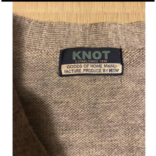 KNOT(ノット)のKNOT by MIW 90s ノットヴィンテージカーディガン メンズのトップス(カーディガン)の商品写真