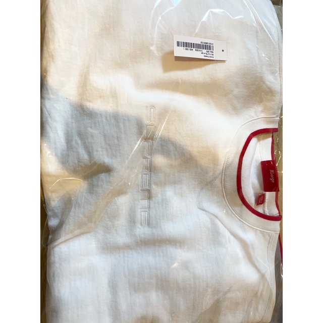 Supreme(シュプリーム)のSupreme Stretch Crewneck "White" XL メンズのトップス(スウェット)の商品写真