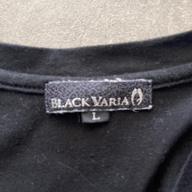 Tシャツ　BLACK VARIA メンズのトップス(Tシャツ/カットソー(半袖/袖なし))の商品写真
