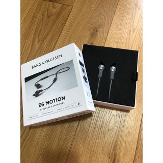 Bang & Olufsen E6 MOTION イヤホン 正規品 付属品全付(ヘッドフォン/イヤフォン)