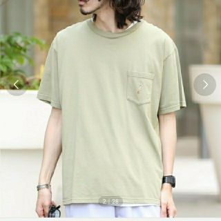 TES   The Endless Summer  Tシャツ カーキ　メンズM(Tシャツ/カットソー(半袖/袖なし))