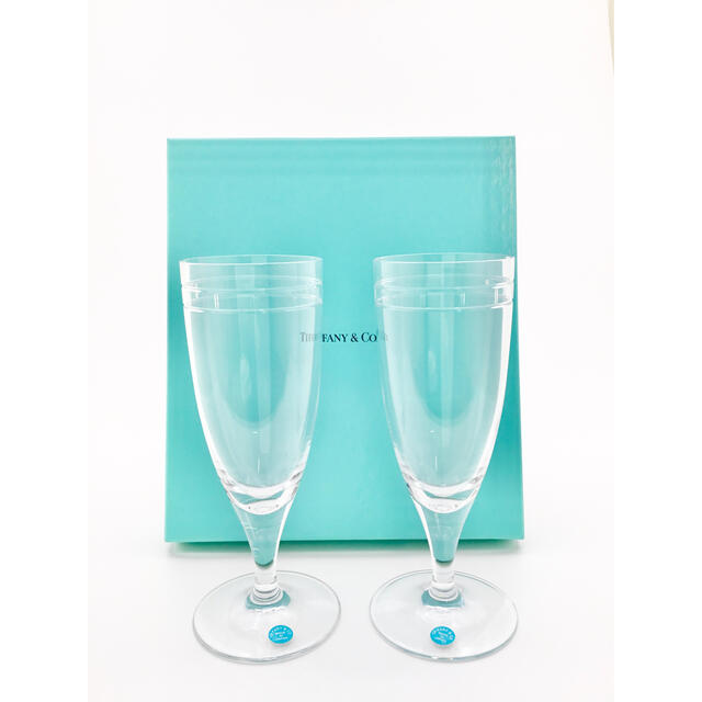 Tiffany & Co. - 中古未使用 ティファニー アトラス シャンパン ワイングラス ペアグラス の通販 by ブランド品通販 アール