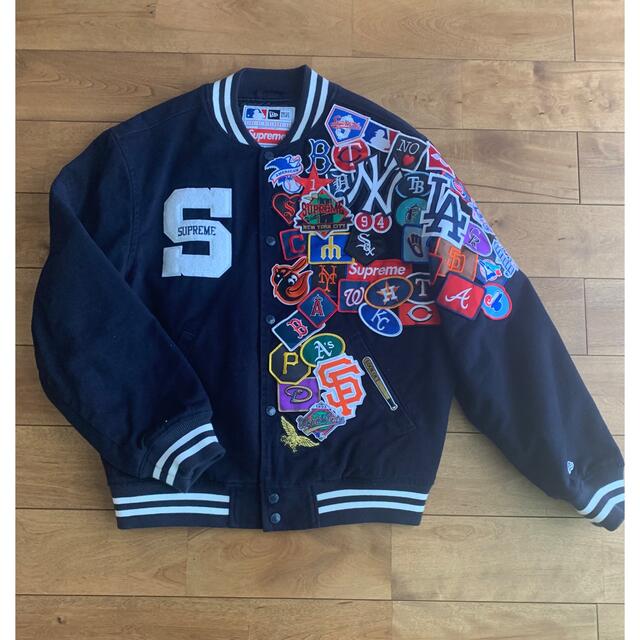 Supreme New Era / MLB Varsity Jacket M