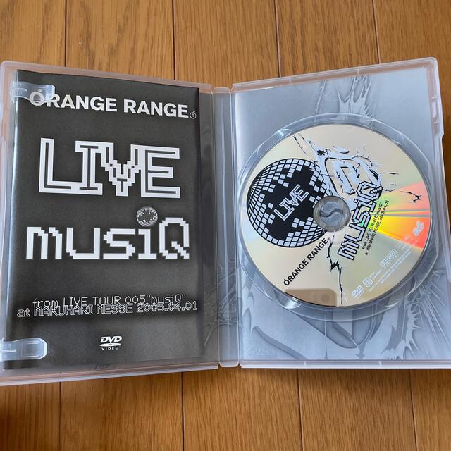 オレンジレンジ musiQ LIVE TOUR 005 ORANGE RANGE エンタメ/ホビーのDVD/ブルーレイ(ミュージック)の商品写真