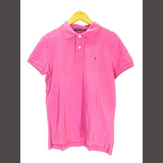ラルフローレン(Ralph Lauren)のRALPH LAUREN ポロシャツ 半袖 刺繍 ワンポイント ピンク L(ポロシャツ)