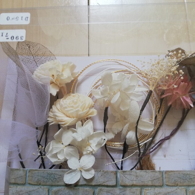 成人式　髪飾り　ドライフラワー　水引 ハンドメイドのアクセサリー(ヘアアクセサリー)の商品写真