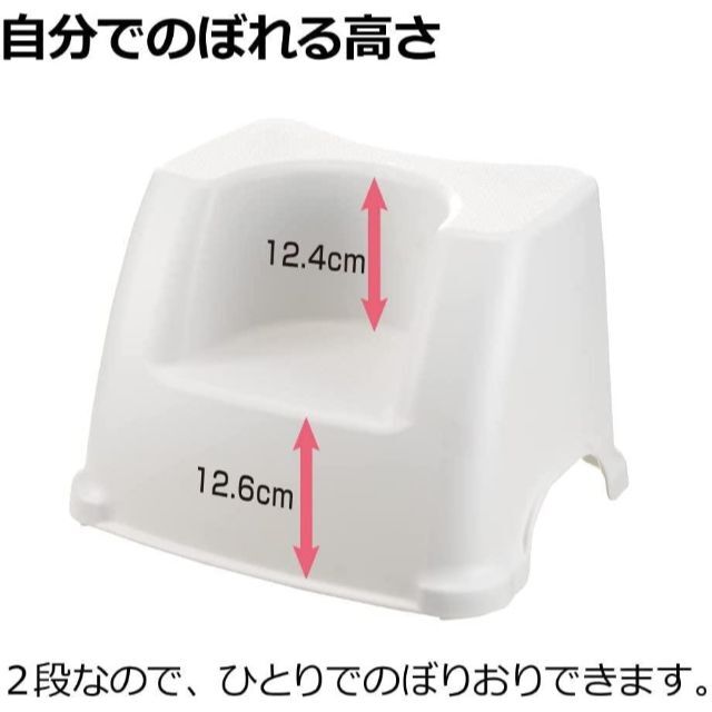 送料無料　Richell(リッチェル) トイレサポートステップ キッズ/ベビー/マタニティのおむつ/トイレ用品(ベビーおまる)の商品写真