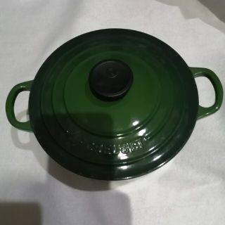 ルクルーゼ(LE CREUSET)のル・クルーゼ　ココットロンド　18センチ　バジルグリーン(鍋/フライパン)