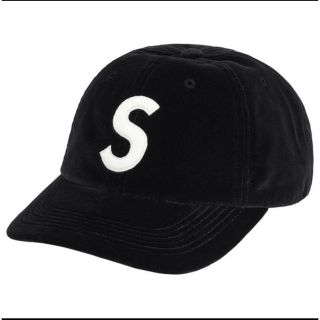 シュプリーム(Supreme)のSupreme  Velvet S Logo 6-Panel Black(キャップ)