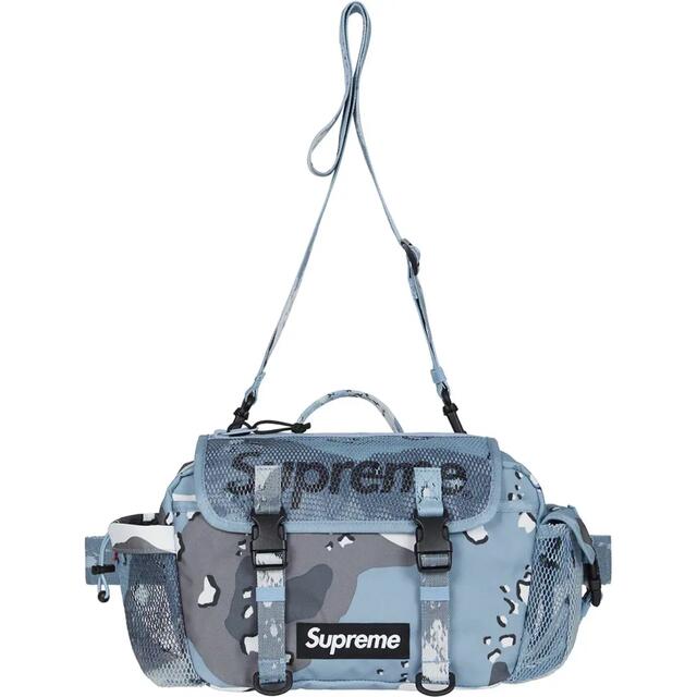 supreme waist bag blue camo 20ss