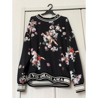 【DOLCE\u0026GABBANA】【 XXS】【M】フローラル　DGロゴ　スウェット