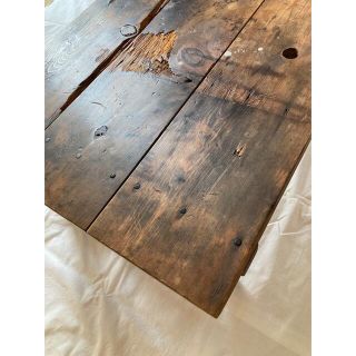 珍品　古物　ちゃぶ台　アンティーク　木製テーブル