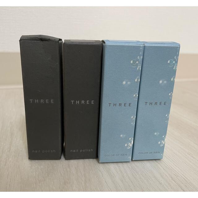 THREE(スリー)のthree ネイルポリッシュ4本セット コスメ/美容のネイル(マニキュア)の商品写真