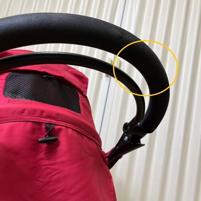 除菌洗浄済 エアバギーココ ブレーキモデル レッド AirBuggy