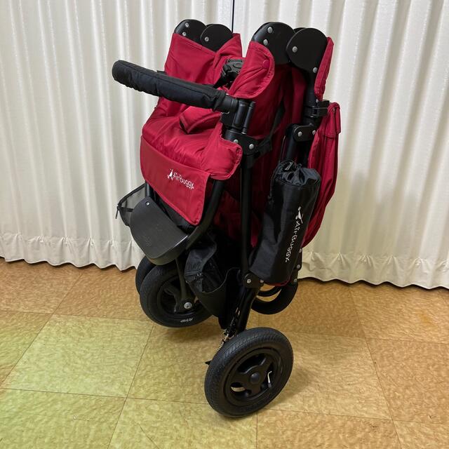 AIRBUGGY - 除菌洗浄済 エアバギーココ ブレーキモデル レッド