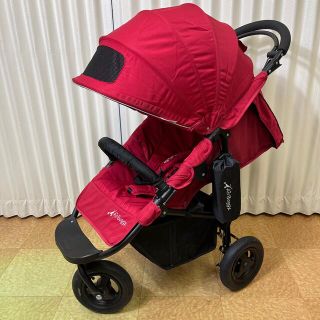 2022公式店舗 Air buggy レッド ベビーカー エアバギーココブレーキ