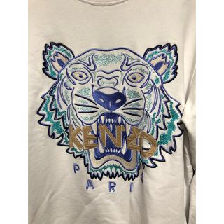 ケンゾー(KENZO)のKENZO  スエット　トレーナー  サイズ　　S  ホワイト(スウェット)