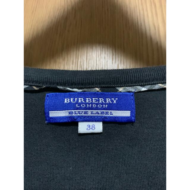 BURBERRY(バーバリー)のBURBERRY LONDON  シャツ　ブラック レディースのトップス(Tシャツ(半袖/袖なし))の商品写真